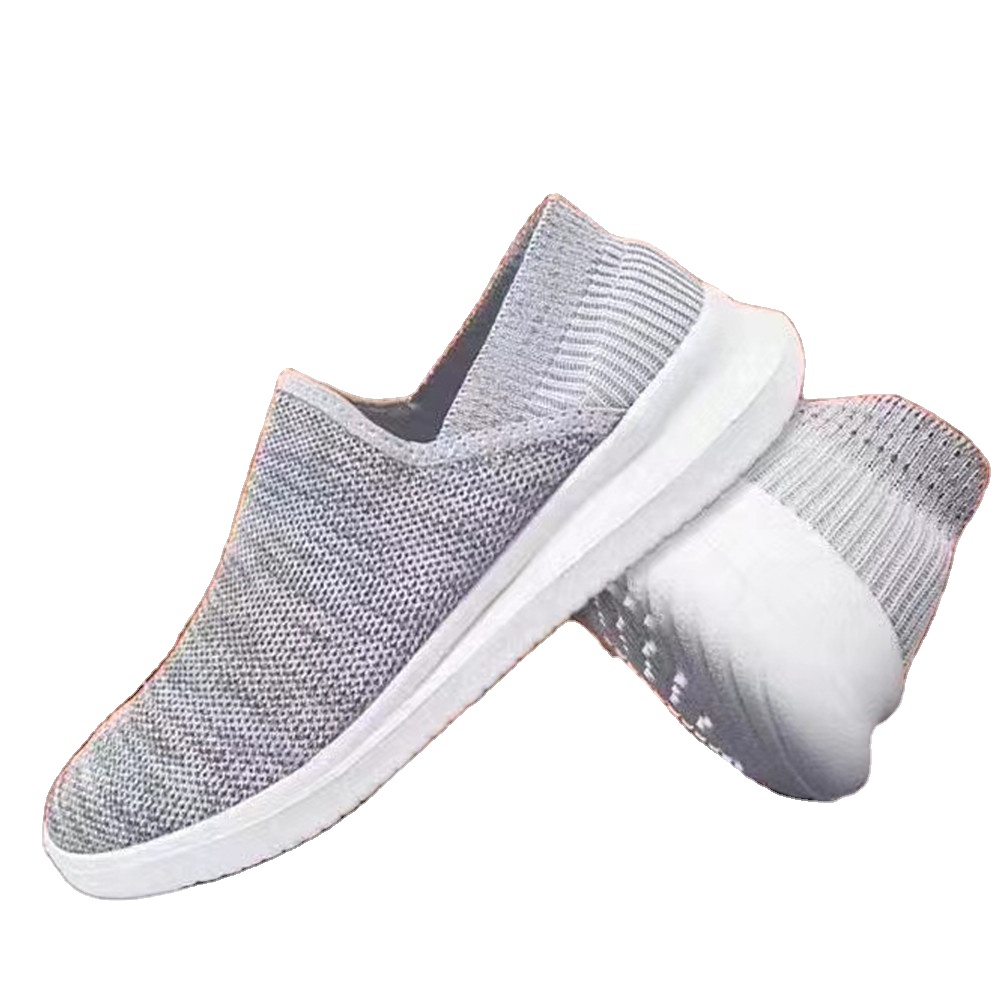 Good Quality Fly knit Women and Men Slip on Sports Sneaker Stock Shoes Casual Shoes Stock