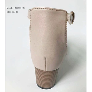 Factory OEM New design women low heel shoes women's wedge chunky heel sandals custom shoes