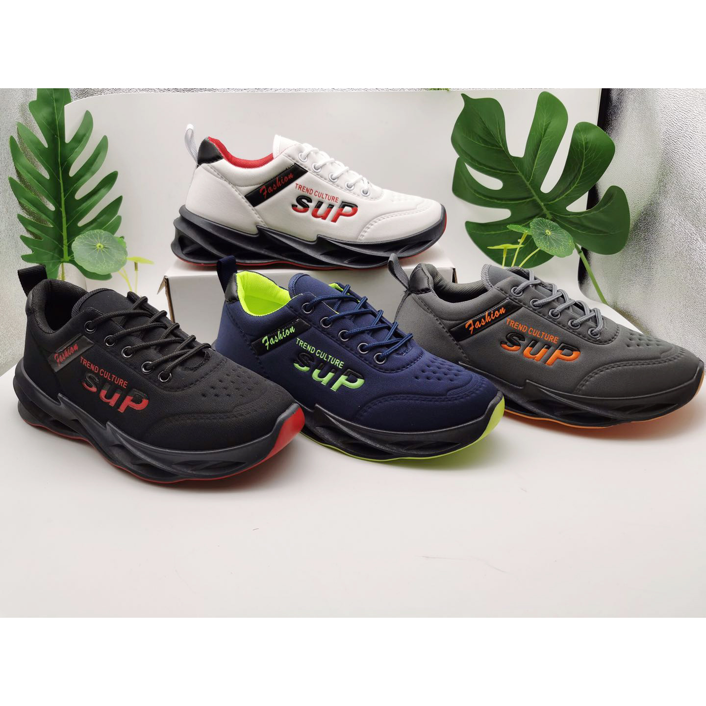 New Style Custom Men Injection Footwear Casual Sports Running Shoes