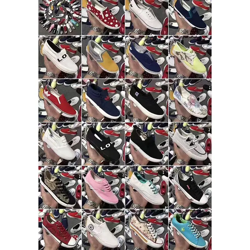 Customize Women Mix vulcanized canvas shoes casual shoes  stock shoes