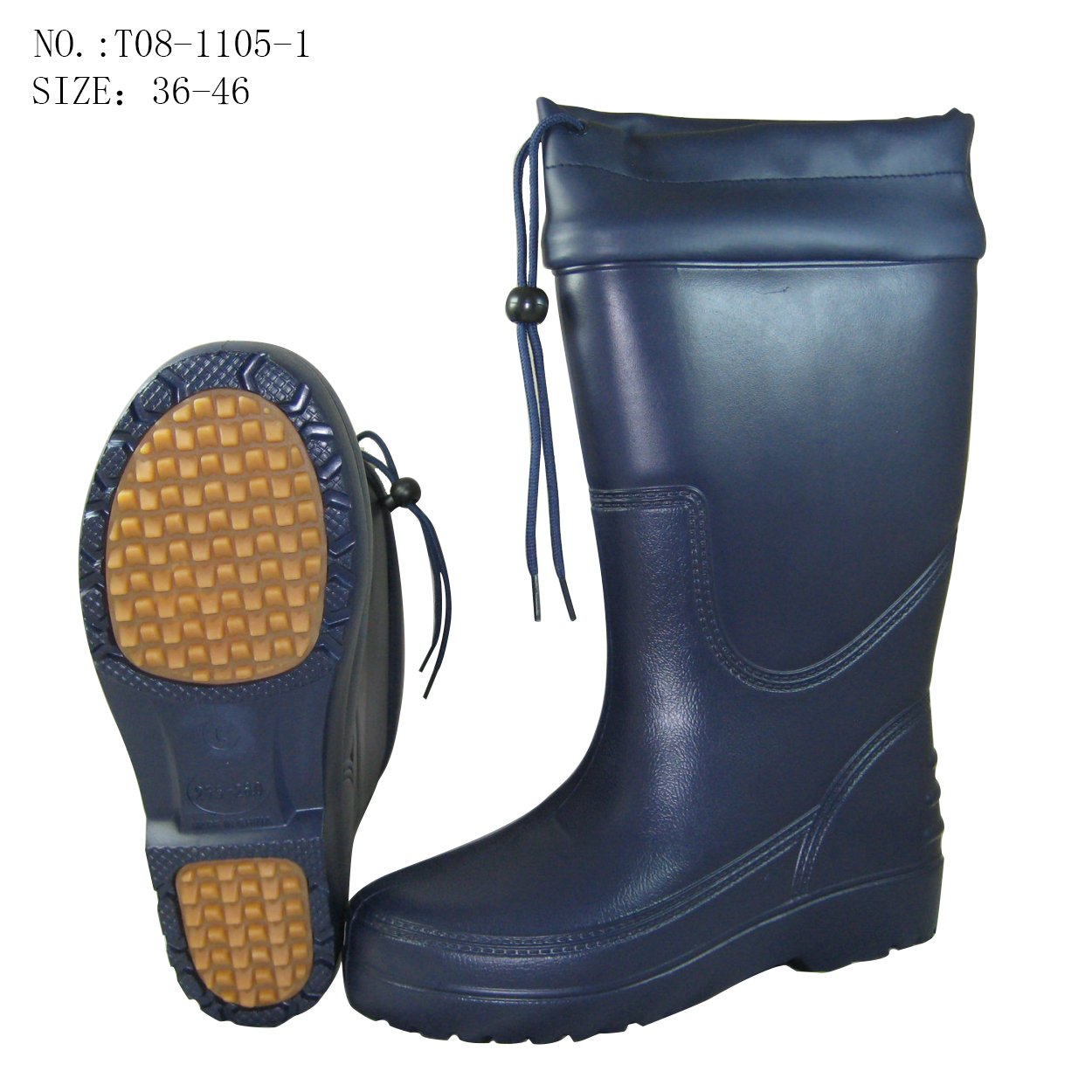 Good Quality Waterproof Unisex Work Shoes Safety Rain Boots with Steel Sole
