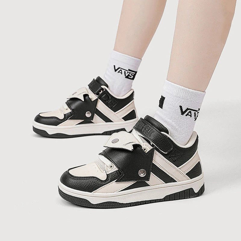 New Couples sneaker Women platform Dad shoes magic tape casual flat skateboard shoes