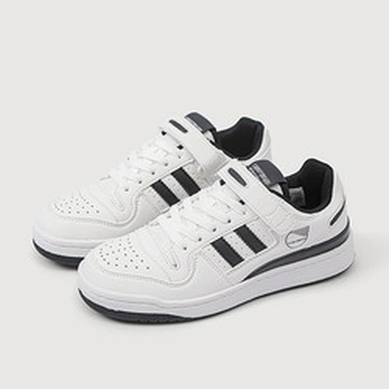 New Korean version sneakers women's magic tape flat shoes retro casual board shoes