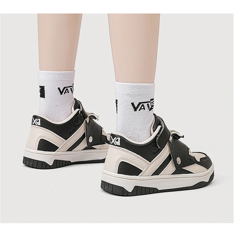 New Couples sneaker Women platform Dad shoes magic tape casual flat skateboard shoes