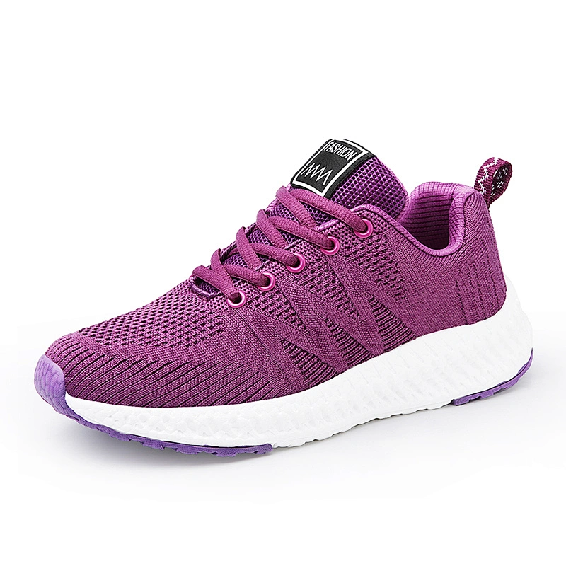 New Designed Fly Knit Upper Sports Running Casual Shoes for Women
