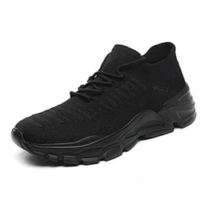 New large size breathable men fly knitting sneakers sports shoe men light casual athletic running shoes