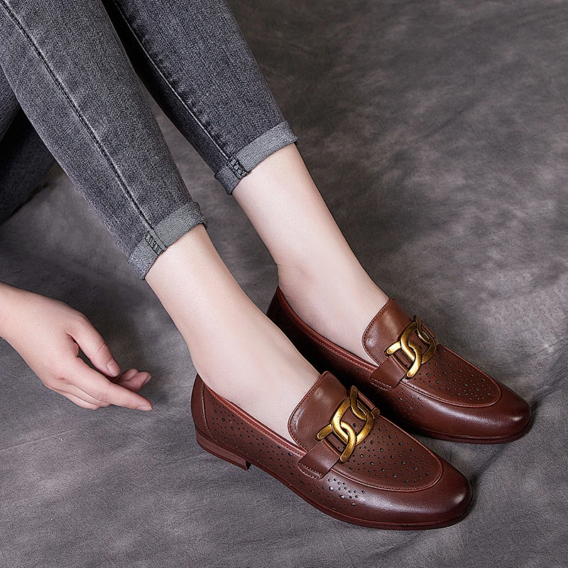 Lady Penny Loafers Slip On Flats Comfort Driving Office Loafer Shoes