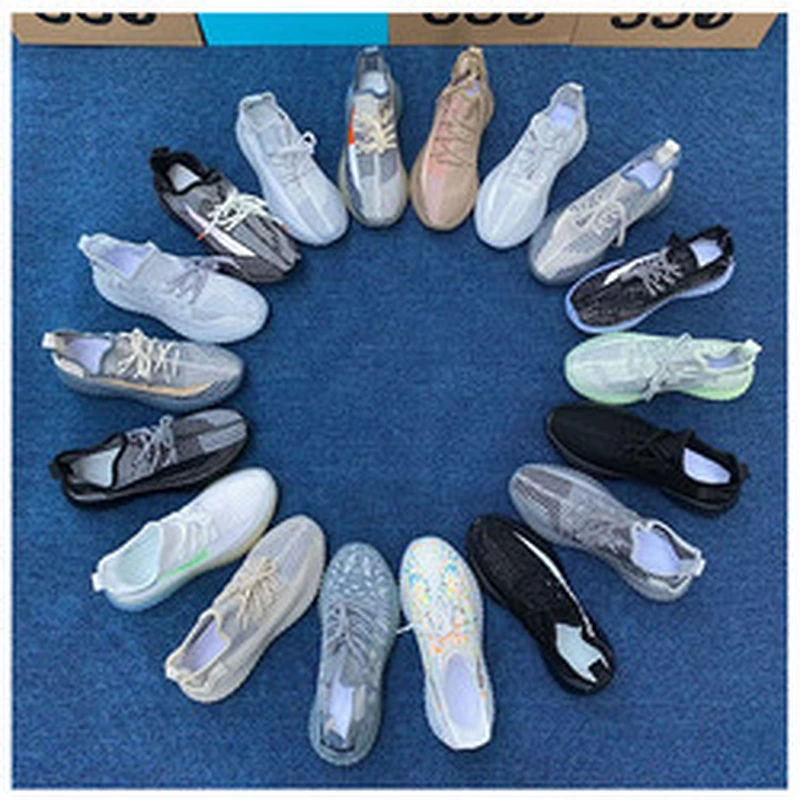 New  men stock shoes mixed style sports running sneaker shoes stock