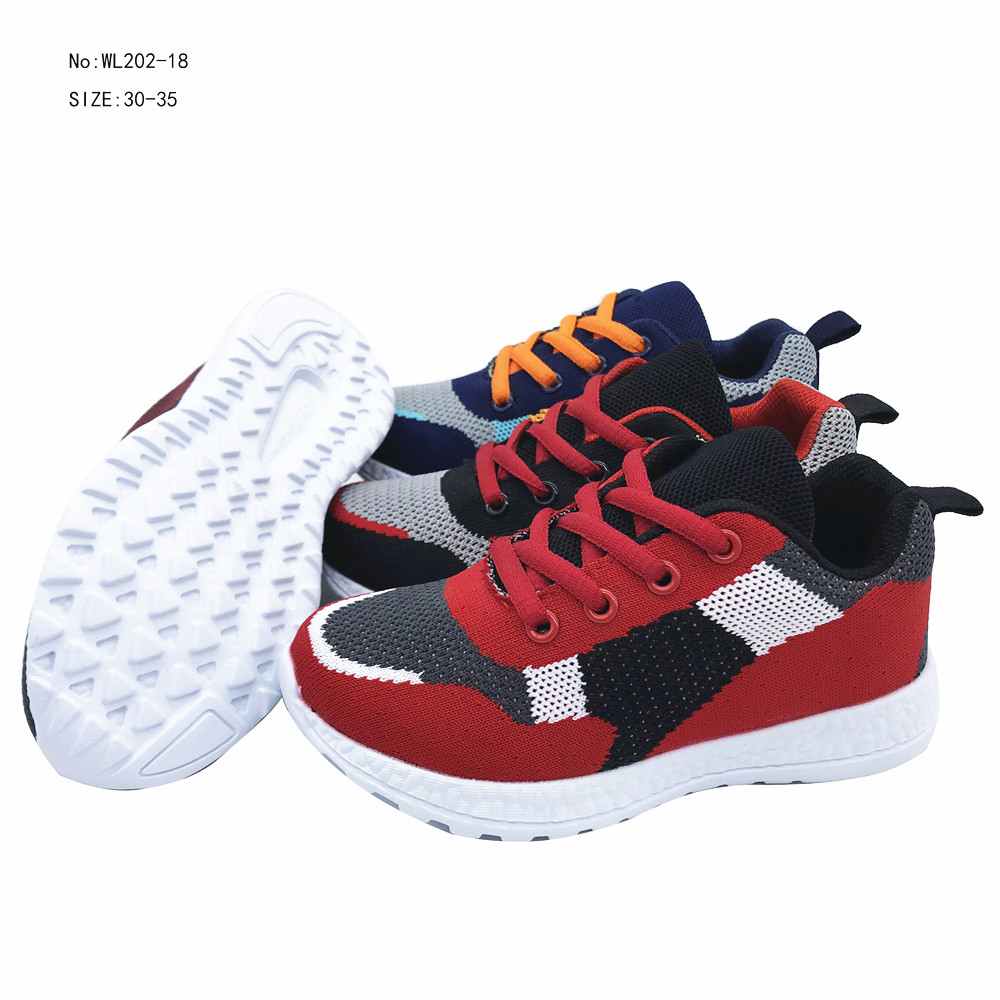 Custom design light Eva Children Sports shoes Walking Shoes Athletic Running Sneakers