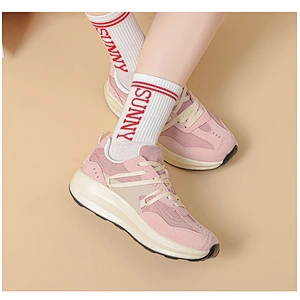 New height increasing all-match women running shoes women's retro platform casual sports shoes