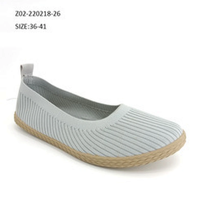 Cheap price injection women classic casual walking shoes ladies loafers flat shoes
