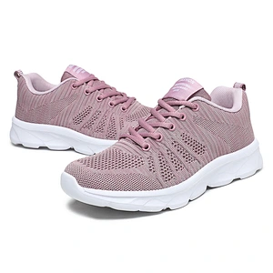 New arrival trend lace up women casual gym sports shoes lady tennis running sneaker shoes