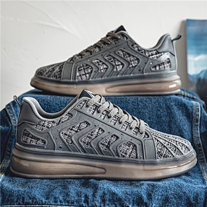 New Fashion Men Walking Style Shoes Sneakers Casual Skate Board Shoes