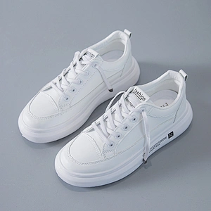Hot Sale New women Lace-up Walking Shoes sports White women's Sneakers shoes