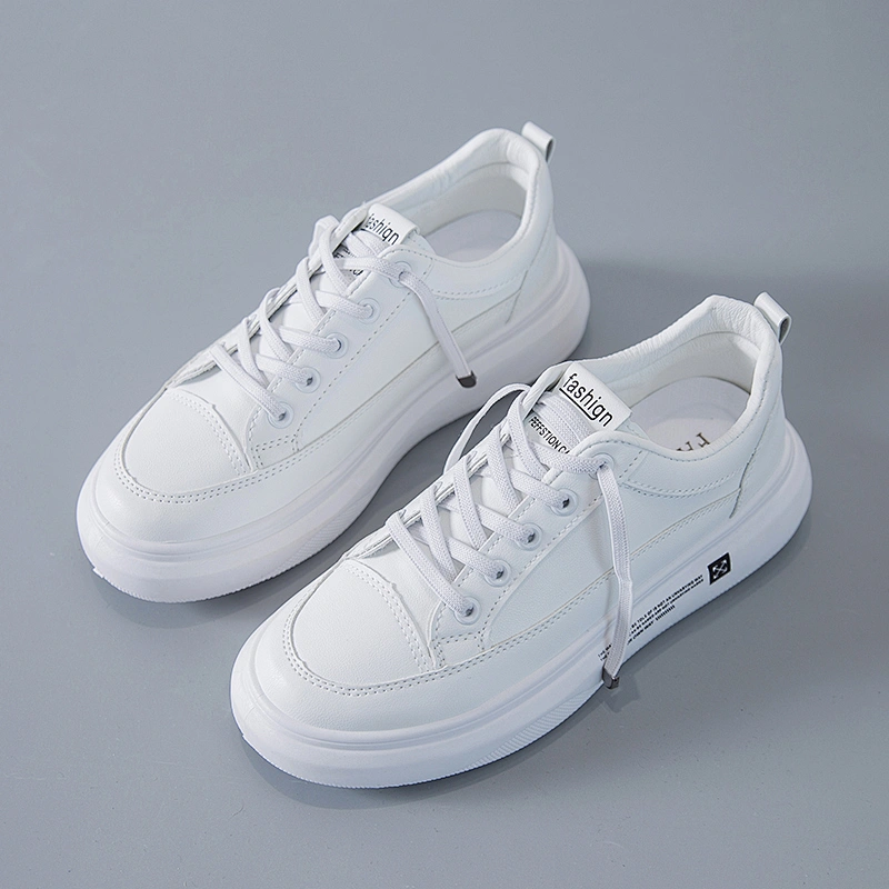 Hot Sale New women Lace-up Walking Shoes sports White women's Sneakers shoes
