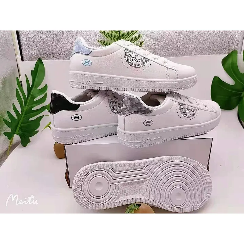 Women casual shoes white sneaker board shoes walking style shoes