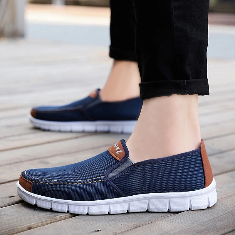 Walking Durable Logo Custom Blue Shoes Men Formal Shoes For Men Sports Shoes 2021