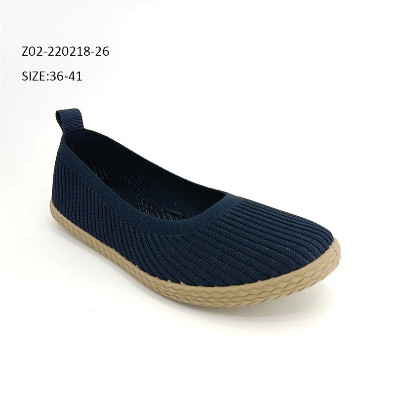 Cheap price injection women classic casual walking shoes ladies loafers flat shoes