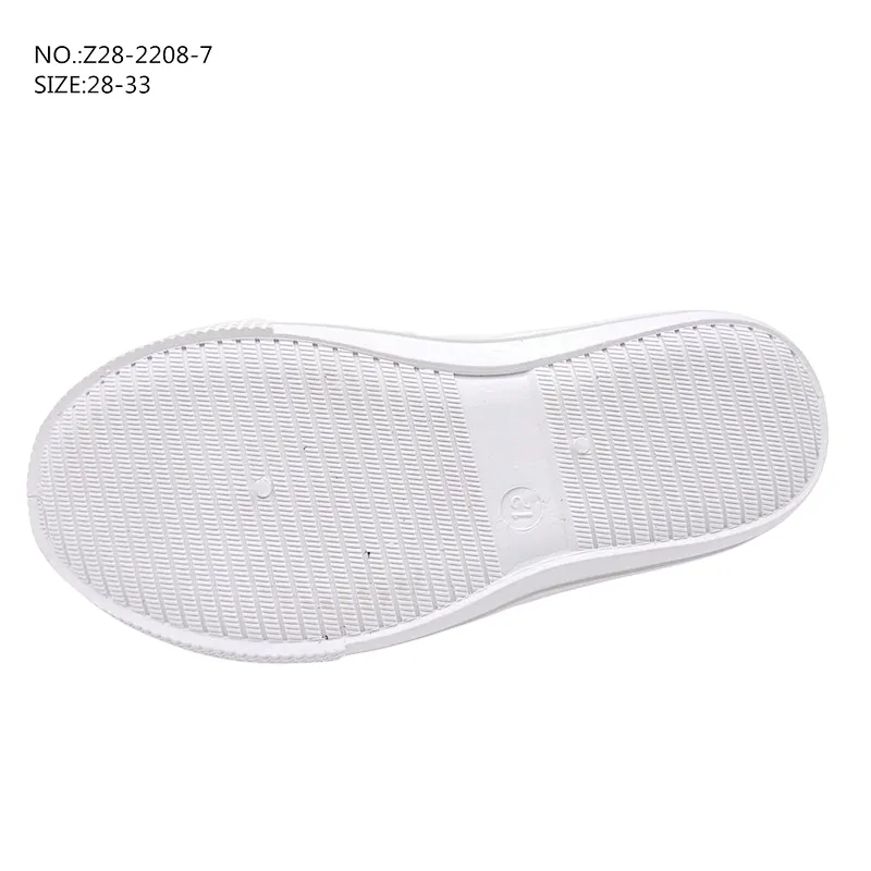 Hot Selling Custom Children Slip on Loafers Injection Flat Casual School Canvas Shoes