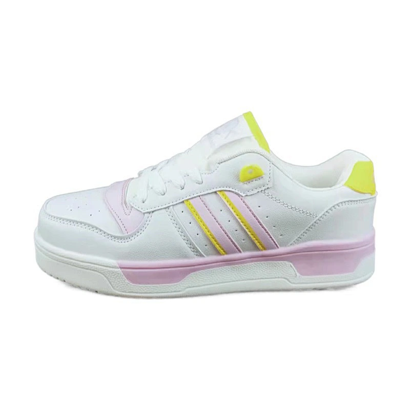 New Custom Korean Version Women White Sports Shoes All-Match Casual Flat Board Shoes
