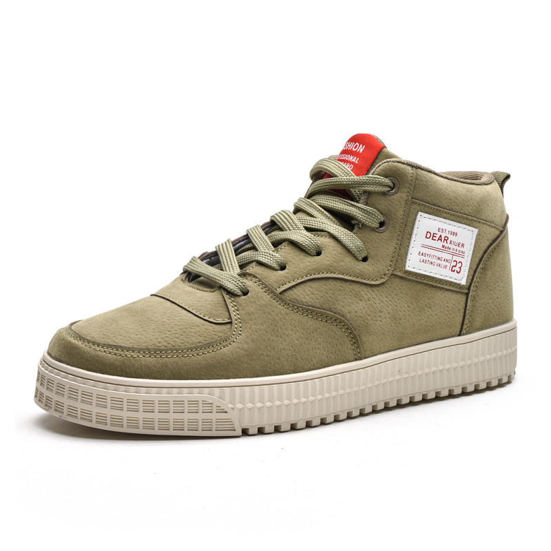 Fashion men PU casual sneaker running sports shoes