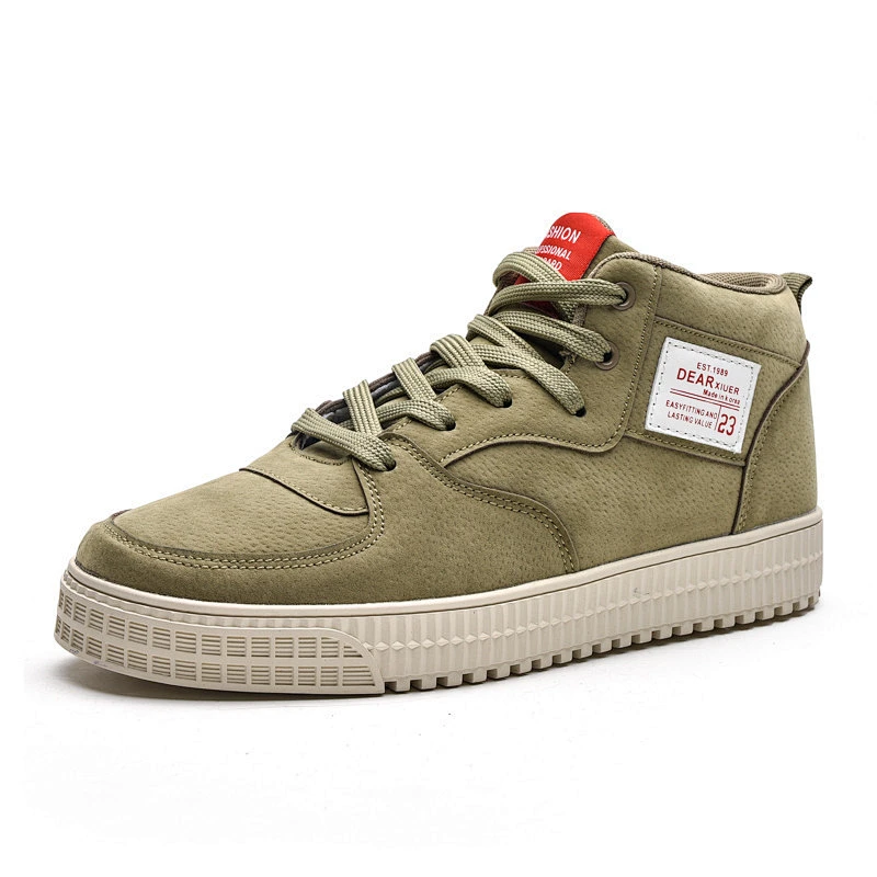 Fashion men PU casual sneaker running sports shoes