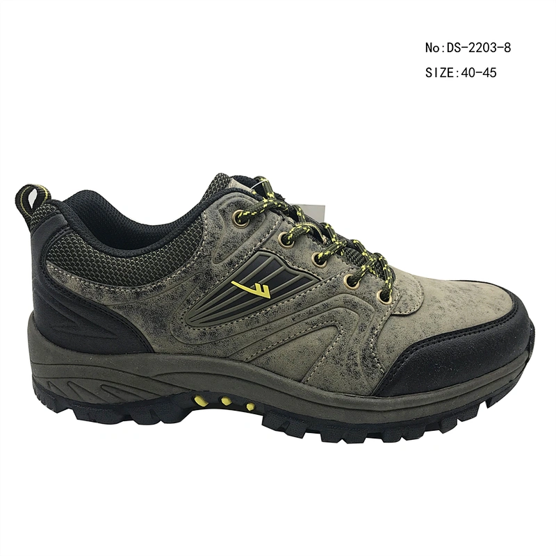 High Quality Outdoor Men Mountain Sports Walking Hiking Boots Leisure Safety Trekking Shoes