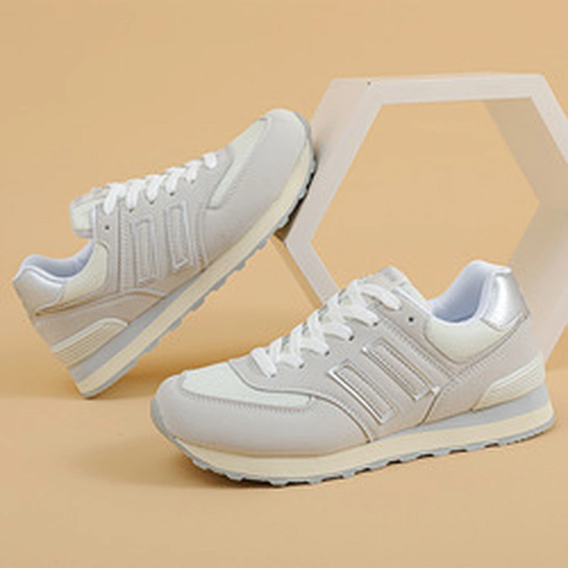 New retro all-match women's fashion casual student shoes thick soles sneaker running shoes