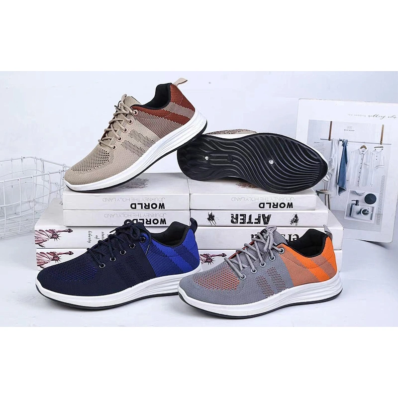 2022 New men's Fly weave walking shoes Fashion breathable men's casual shoes