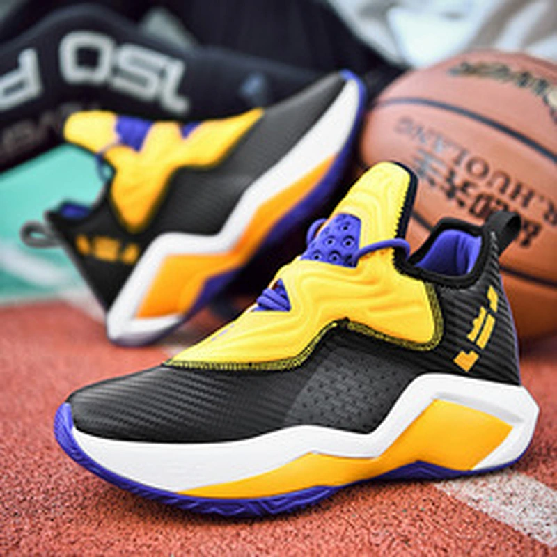 James 14 generation basketball shoes Pu + rubber sole fashion high top basketball shoes sports shoes