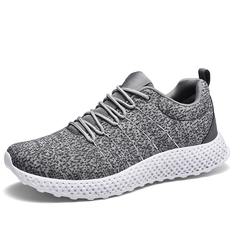 New Model Fashion Men Sneaker Sports running knitted Tennis Shoes