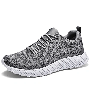New Model Fashion Men Sneaker Sports running knitted Tennis Shoes