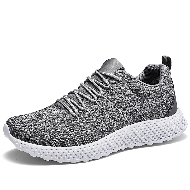 New Model Fashion Men Sneaker Sports running knitted Tennis Shoes