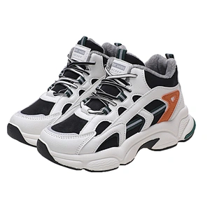 Women Platform Lace up Sneakers Ladies Casual Walking Chunky Dad Shoes