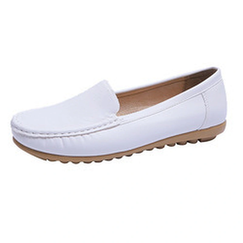 New comfortable soft sole women work nurse shoes hospital casual leather loafers shoes