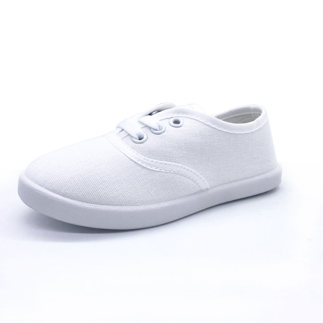 New Classic Style Children Flat Injection Casual students Canvas Shoes with Customized