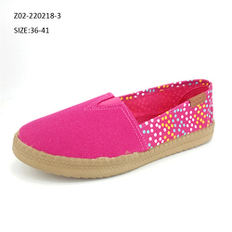 New Fashion Style Women loafers Casual Shoes walking ladies flat canvas shoes