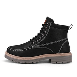 Men Safety Leather Shoes Army Boots New Design boot walking style shoes
