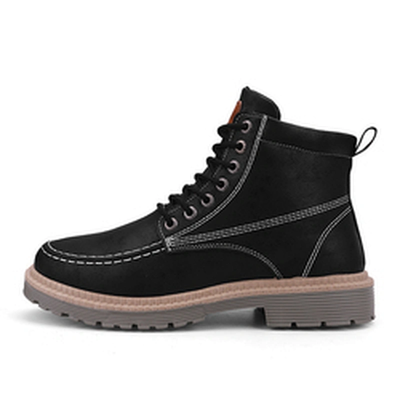 Men Safety Leather Shoes Army Boots New Design boot walking style shoes
