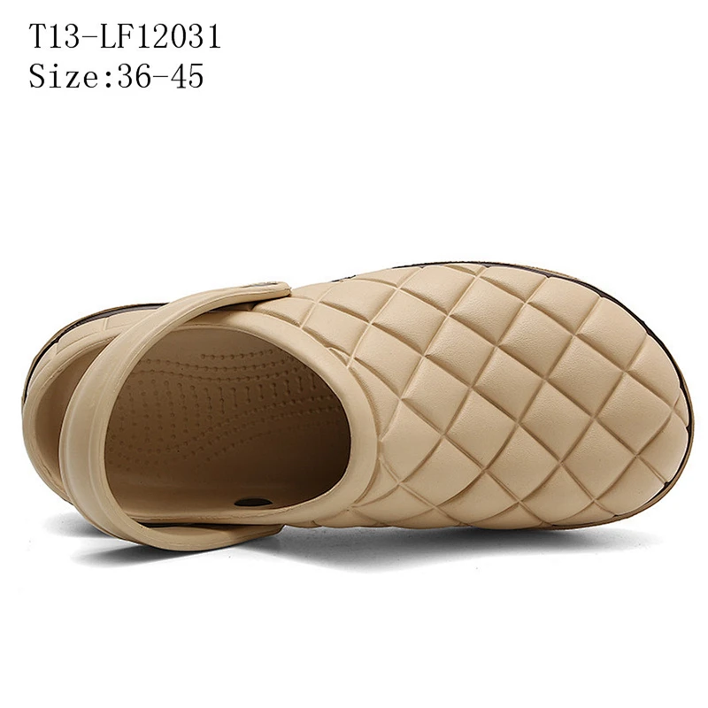 New Summer Couples Waterproof Beach Sandals Topless Slippers EVA Garden Shoes
