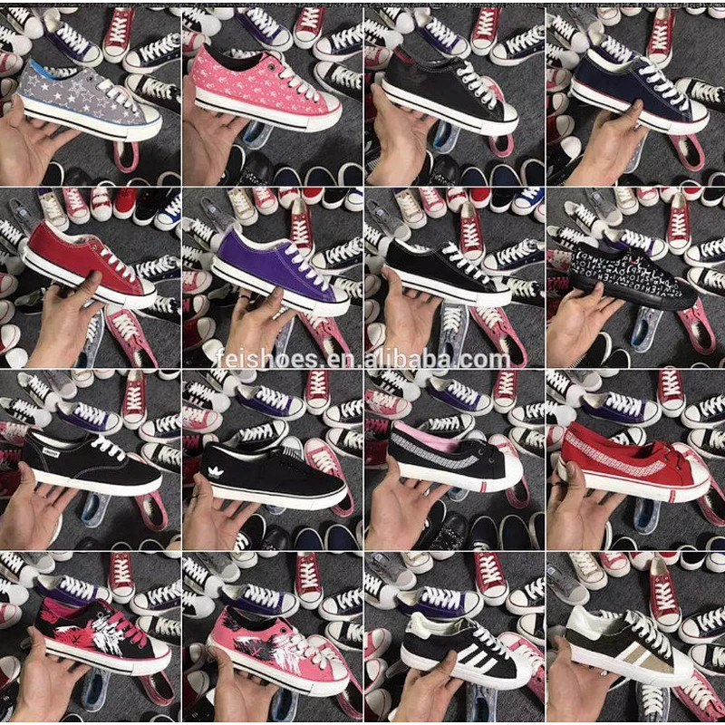 women  vulcanized casual shoes canvas stock shoes