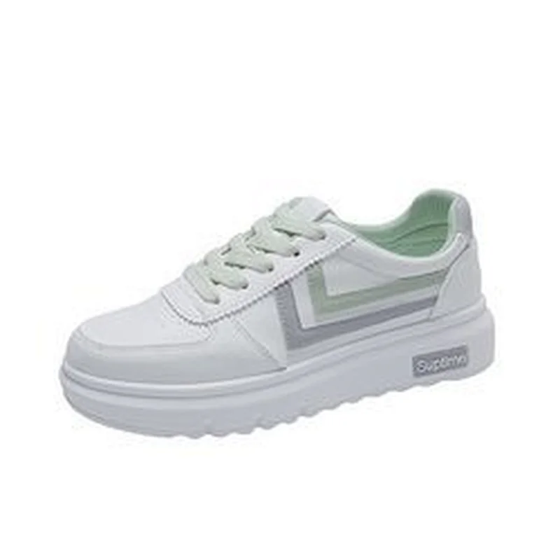 Fashion school Casual Women walking style shoes student white board shoes