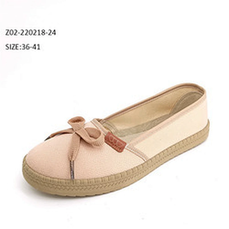 Factory Price Customized Brand ladies Canvas Shoes women casual loafers walking shoes