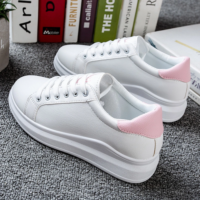 Fashion Women white Sports shoes Casual BoardSkate Shoes