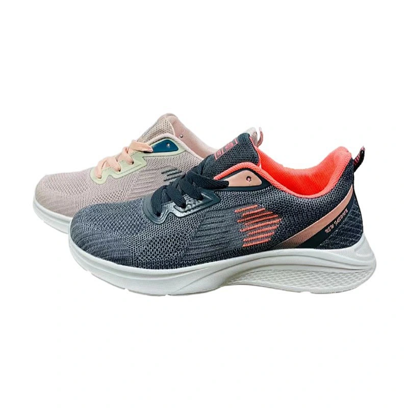 New Breathable Custom Men Fly Weave Sports Shoes Running Sneaker Lightweight Casual Shoes