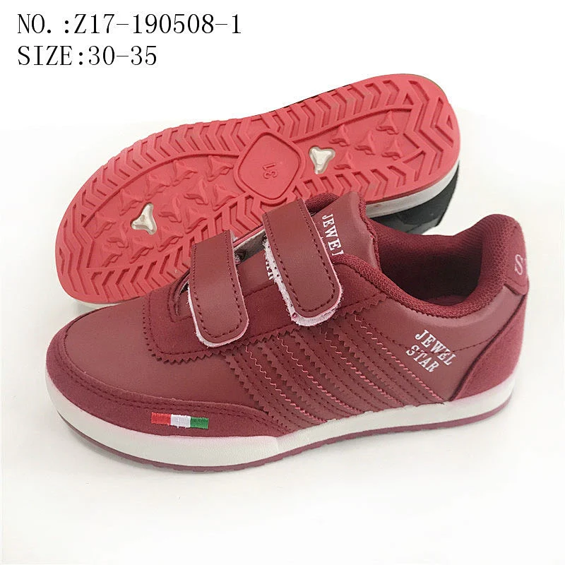 Hot Sale Sports children Fashion Sneakers casual running Shoes with magic tape