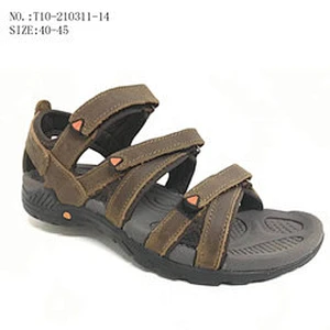 New Lightweight Style Men Slides Beach Slippers Outdoor Leather Sandals for Summer