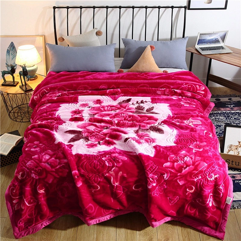 2.8kg First-class Super soft Double Thick Blanket Rachel Wedding Gift Double-sided velvet Blanket