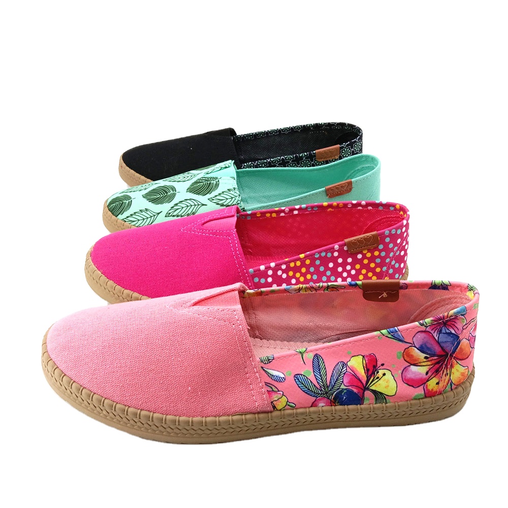 New Fashion Style Women loafers Casual Shoes walking ladies flat canvas shoes