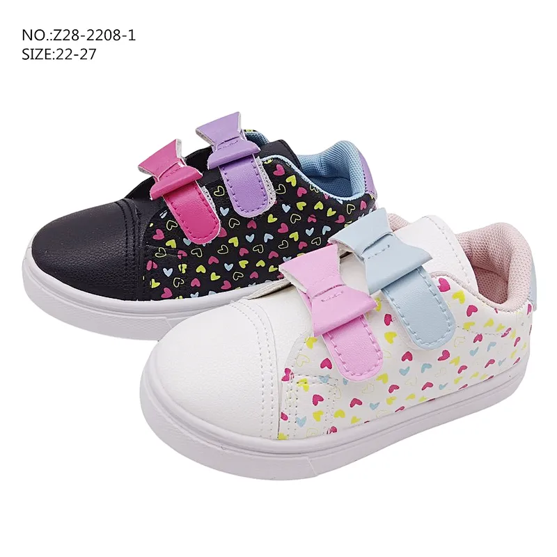 New injection Magic Tape Kids flat Sneakers Children Casual School Board Shoes